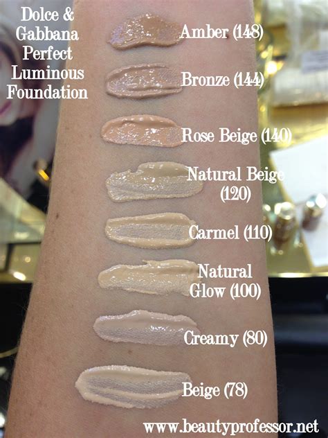 dolce gabbana perfect luminous liquid foundation|Dolce and Gabbana Luminous Foundation Swatches!.